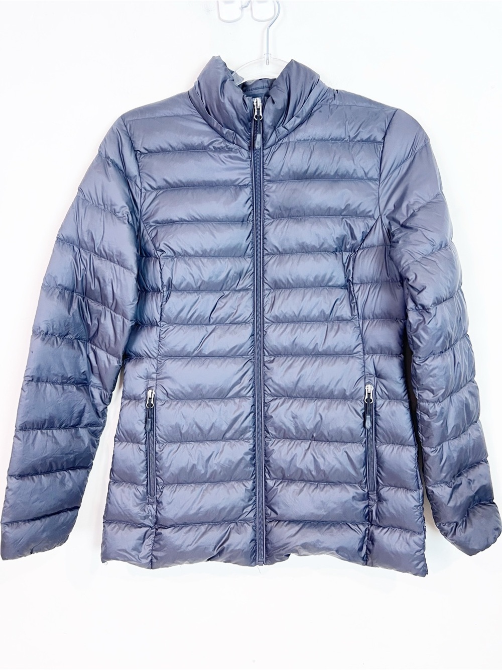 32 DEGREE HEAT GRAY LIGHTWEIGHT PACKABLE PUFFER JACKET WOMENS SZ XS